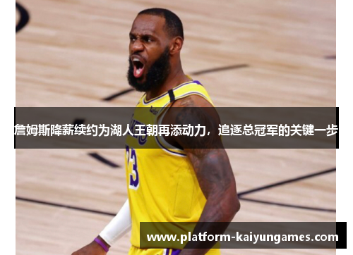 詹姆斯降薪续约为湖人王朝再添动力,追逐总冠军的关键一步 詹姆斯降薪续约为湖人王朝再添动力,追逐总冠军的关键一步